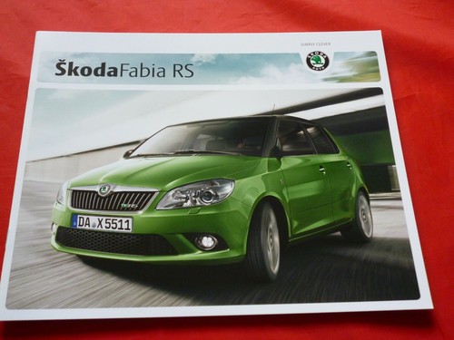 Skoda fabia type - 5j, rs