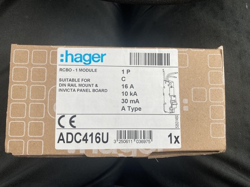 Hager 16a einpolig modul - 16a, 1