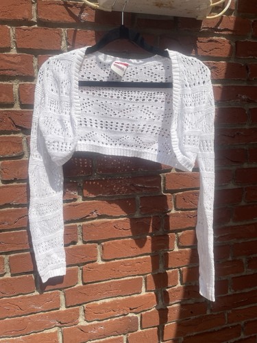 Bolero weiß strick mädchen - weiß,