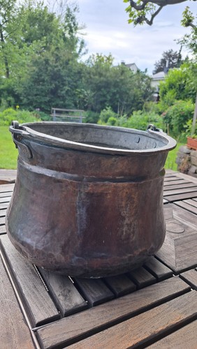 Kupferkessel mit henkel - mit,