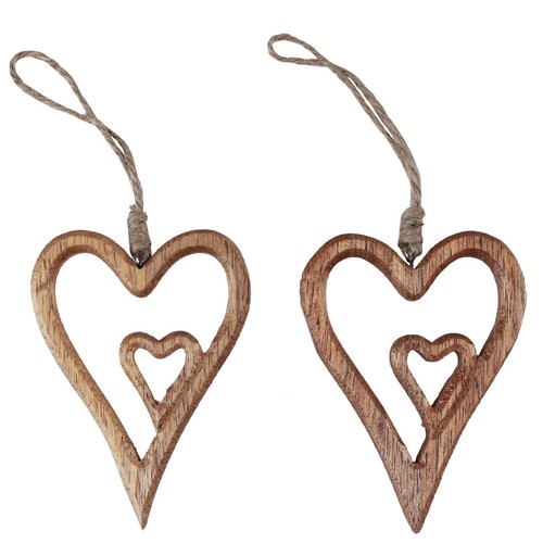 Holzherz natur holz herzen - holzherz,
