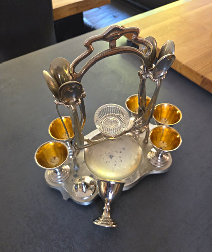 Eierbecher set mit - eierbecher-set, 4