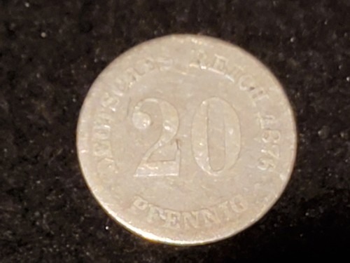 Pfennig 1876 in 900er - 20,