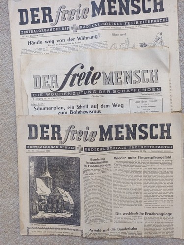 Zeitungen der freie - 3, mensch