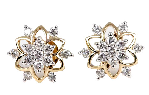 Naturdiamant rund 14k - 0,78,