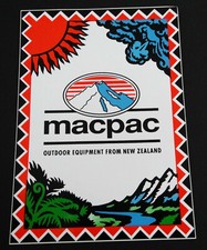Werbe-Aufkleber Macpac Outdoor