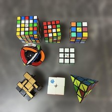 Rubik's Cube 8er Pack Set 3x3 4x4 5x5 1x3 Unscrambled Gebraucht Konvolut rr6