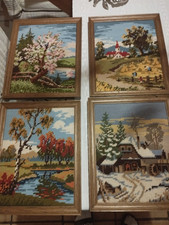 Stickbilder 4 Jahreszeiten