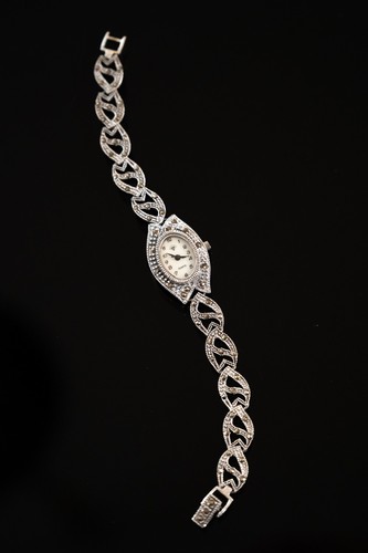 Vintage 925 silber damenuhr - vintage,