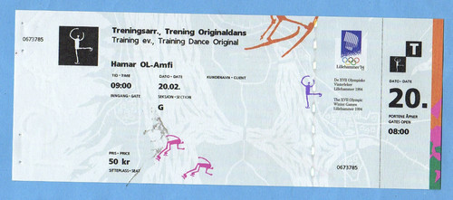 Orig ticket olympische - orig.,