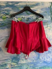 Sexy Corsage Damen pink mit Carmenärmeln und Stäbchen von Swing Gr. 36