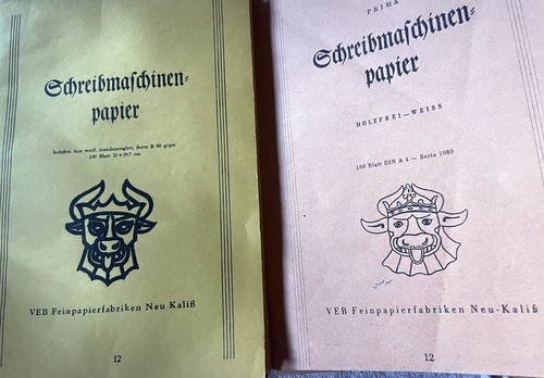 Veb papierfabriken neu - veb,