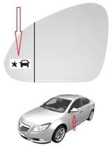 Außenspiegel Spiegelglas OPEL INSIGNIA A 2008-2016 Links Assistent Toter Winkel