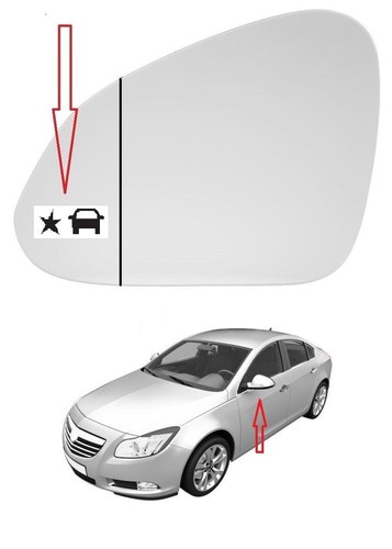 Außenspiegel spiegelglas opel - spiegelglas,