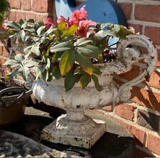 Vase Vasen Blumentopf Garten Steinvase Gußvase Pflanzgefäß Henkelvase Louis XVI