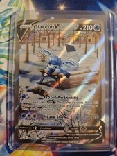 Glaziola V 175/203 Drachenwandel Pokémon Karte SWSH Evolving Skies NM auf Eng.