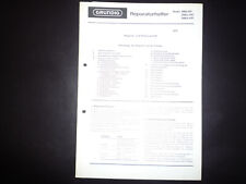 Original Service Manual Schaltplan Grundig Studio  2000 Hifi 2000 a hifi 2000 b