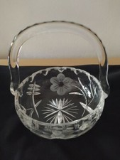 Henkelschale Glas Körbchen