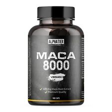 MACA Kapseln hochdosiert - 20:1 Wurzel Extrakt - 8000 mg Pulver gelbe Macawurzel