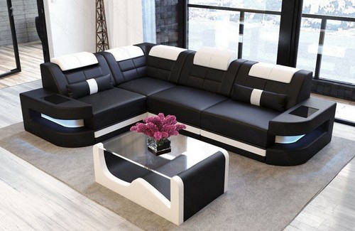 Ledersofa sofa leder - sofa, eckcouch
