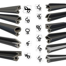 EPDM Dichtung 1 - 100 Meter Gummidichtung Fensterdichtung schwarz