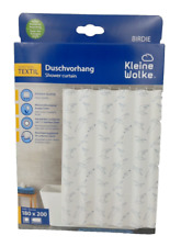 Kleine Wolke Duschvorhang Birdie Weiss Textil 180x200 2.Wahl 4985100305 OVP *