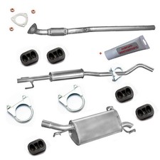 Auspuffanlage inklusive Anbausatz passend: Opel Corsa C 1,2 1,4 MSD ESD Flexrohr