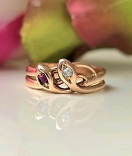 Antiker Schlangenring Diamant