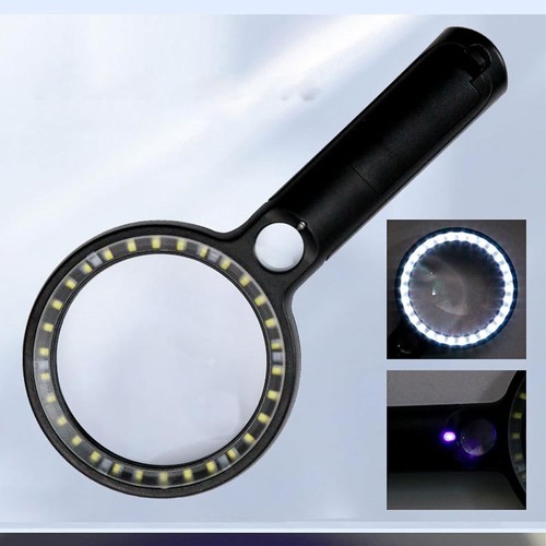 Lupe mit licht - licht,, 20x