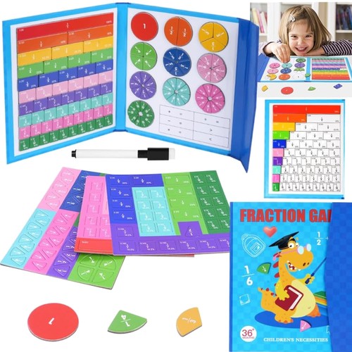 Bruchrechnen magnetspiel set - bruchrechnen,