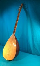 Baglama – türkisches Folklore-Instrument – mit Lehrbuch und Tasche