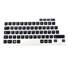Deutsche Tastatur Aufkleber QWERTZ Schwarz Matt für Lenovo ThinkPad T-X-L- Serie