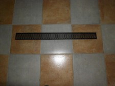 Neu Lüftungsgitter Kühlschrank Heizung Aluminium Schwarz 90x8cm Küche Lüftung 