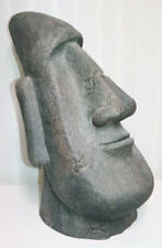 Große Figur / Skulptur "Osterinsel Kopf" Betonoptik wetterfest , Höhe 62cm /=235