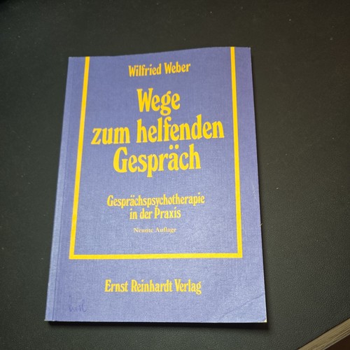 Wege zum helfenden gespräch - wege,