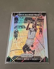 CHRIS BOSH NBA CARD PANINI PRIZM 2015-16 ALL-STAR SILVER # 356 RAPTORS HEAT