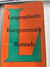 Kurzgrammatik  Russisch, Langenscheidts. Grammatik Buch