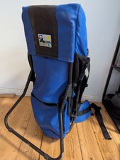 Vaude Kindertrage Kraxe blau