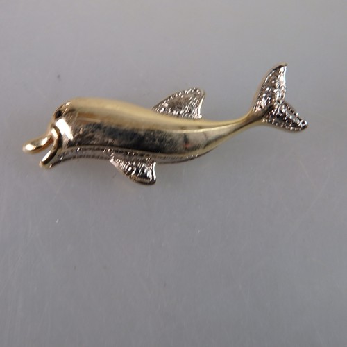 Neugablonz brosche delphin - neugablonz,