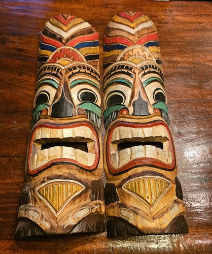 Tiki masken albesia - albesia, holz
