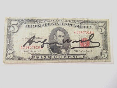 Andy warhol echte 5 us - andy, warhol:
