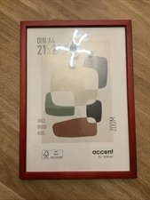 Bilderrahmen Holz Rot mit