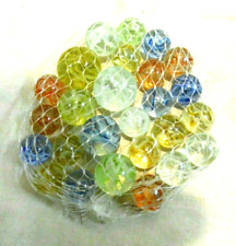 Murmeln Glasmurmeln groß und klein im Netz verschiedene Farben Spielzeug NEU (4)