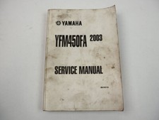 Yamaha YFM450FA 5ND Quad Werkstatthandbuch Service Manual 2003 englisch