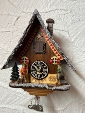 Quarz- Kuckucksuhr Holz Mit