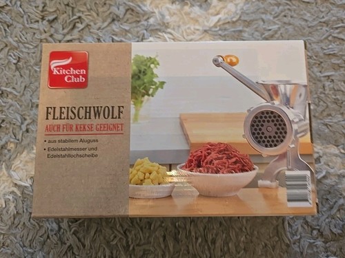 Fleischwolf mit gebäckvorsatz - fleischwolf,