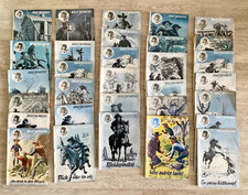 31 x Billy Jenkins Westernromane + 8 x Bonus, gebraucht, aus den 1950er Jahren