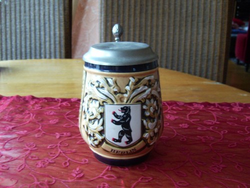 Bierkrug keramik aus - bierkrug,