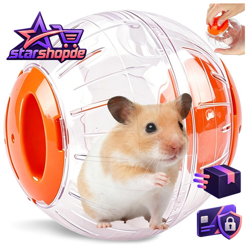 Hamsterkugel 12cm transparent - hamsterkugel,