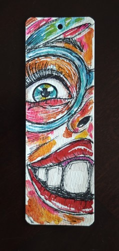 Original aquarell lesezeichen - original,
